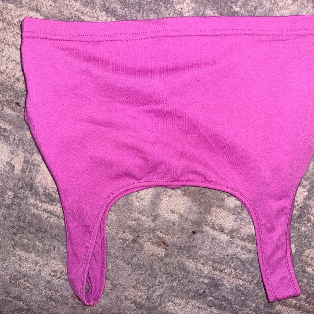 SHEIN Pink Crop Top Vibrant Stretchy Fashion